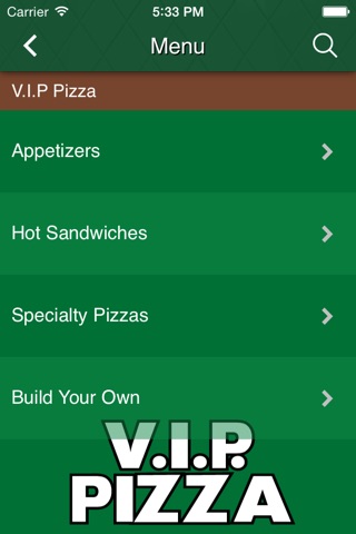VIP Pizza screenshot 2