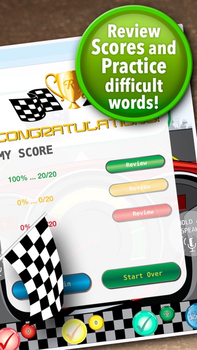 Screenshot #8 for Speech Racer Lite