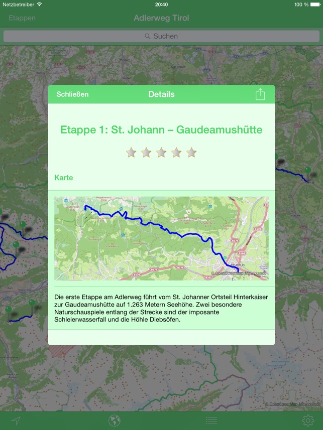 Adlerweg Tirol - Der Wanderweg für deine Hosentasche on the App Store