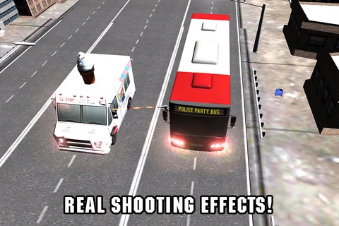 Police Party Bus Racing Simulator 3D screenshot 2