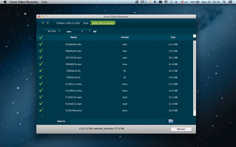 #3. iLove Video Recovery (macOS) 由: 平 吕