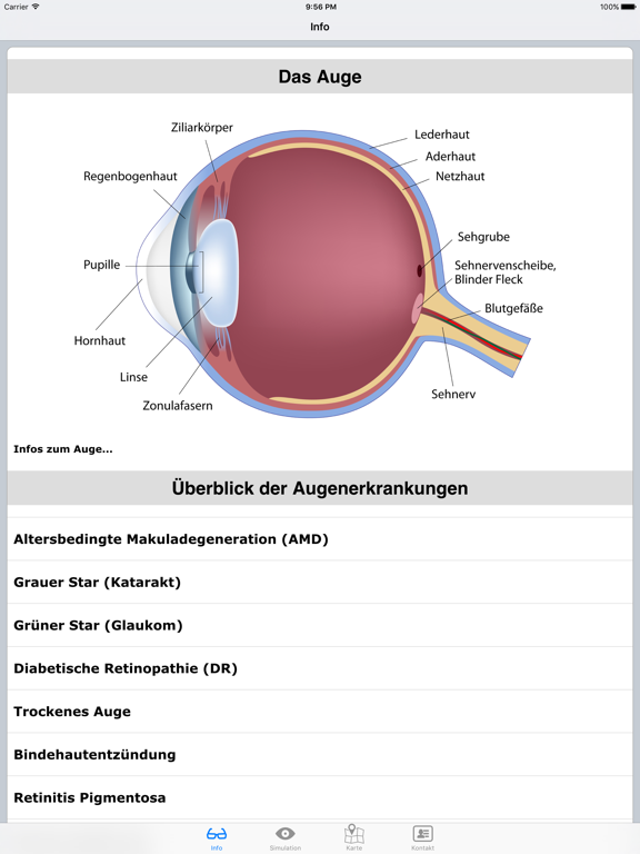 Screenshot #4 pour Augenvorsorge: Schau auf dich!