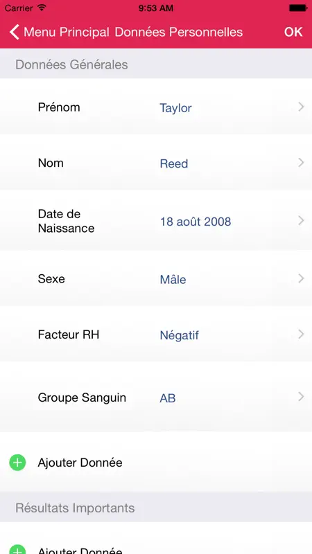 Examens du Sang screenshot 3 of 5