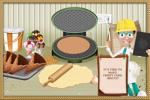 Ice Cream Factory – Make frozen & creamy dessert in this chef cooking kitchen game for kids screenshot 3