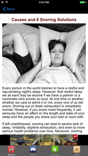 How To Stop Snoring  #1 Snoring Solutions(圖3)-速報App