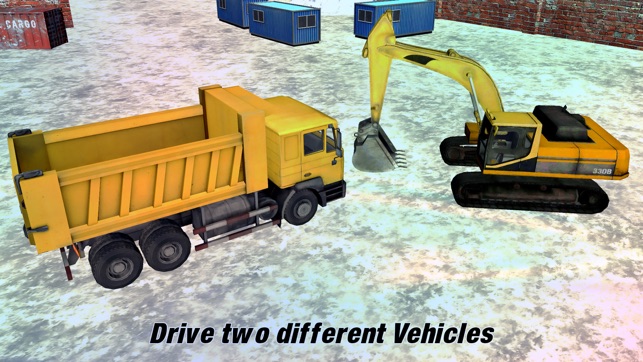 Extreme Snow Excavator Tractor Simulator 3D Game – Heavy Dum(圖4)-速報App