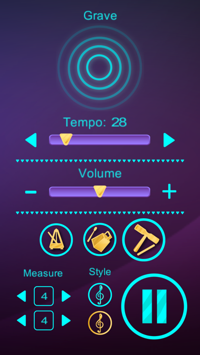 Screenshot #1 pour Le Meilleur Simple Metronome