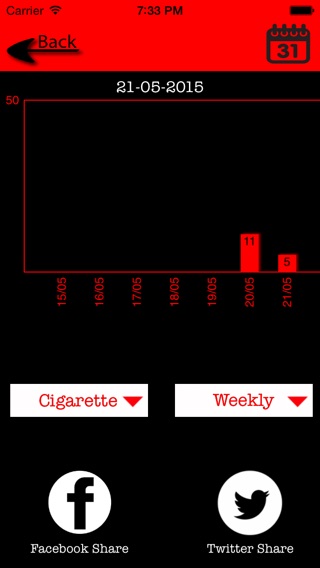 Cigarette Tracker Appのおすすめ画像3