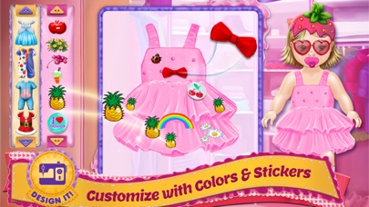 Screenshot #3 pour Design It! - Baby Fashion Designer: Dress Up , Make Up and Outfit Maker & Tailor