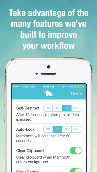 Mammoth Password Manager screenshot 3