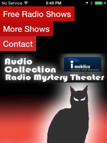 Screenshot #1 for Free App Radio Mystery Theater - audioStream