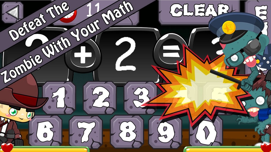 #5. Math Vs Zombies (iOS) 由: Kok Leong Tan