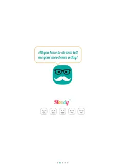 Moody - Daily Mood Tracker iPad image 1