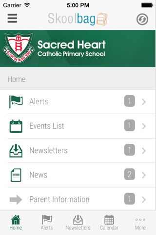 Sacred Heart Launceston - Skoolbag screenshot 2