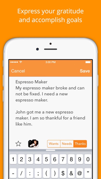 Wants & Thanks Journal Gratitude screenshot-0