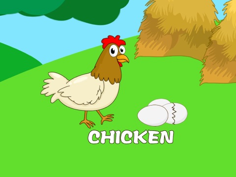 Anna's animals farm house - (Happy Box)free english learning toddler games iPad screenshot