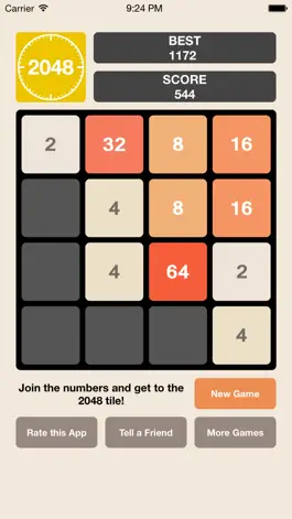 Game screenshot 2048 Watch Edition apk