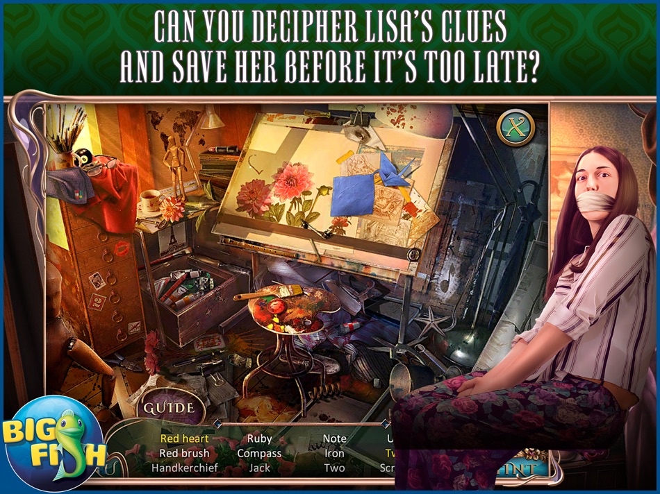 #2. Off The Record: The Art of Deception HD - A Hidden Object Mystery (iOS) 由: Big Fish Games, Inc