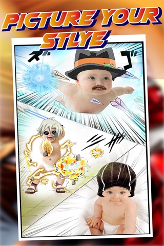 Anime & Manga Sticker Camera : Super  Hero Reborn Cartoon Sticker Edition Movie 2015 screenshot 3