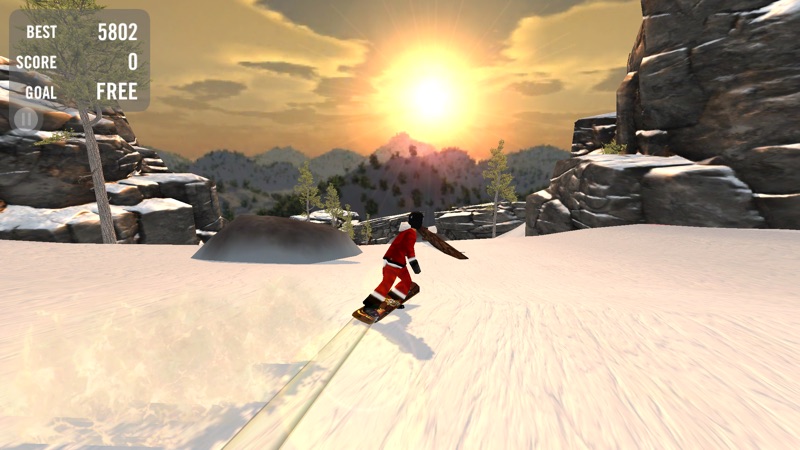Crazy Snowboard Free screenshot 1