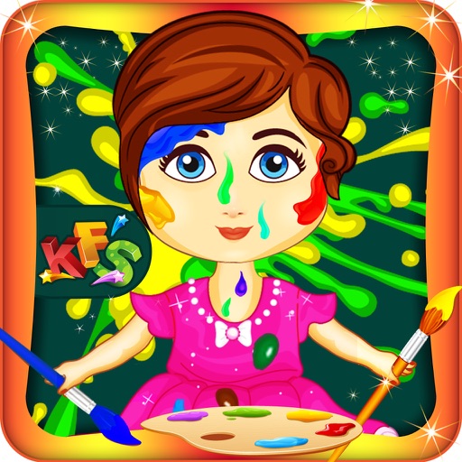 Baby Face Paint Wash – kids face painting & makeover salon game iOS App
