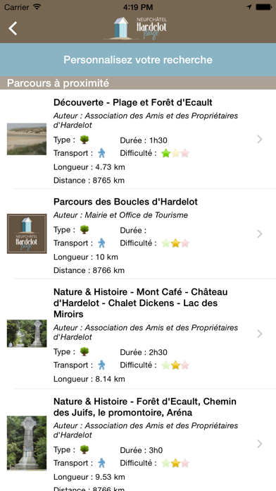 Screenshot #3 pour Office de Tourisme Neufchâtel-Hardelot Plage