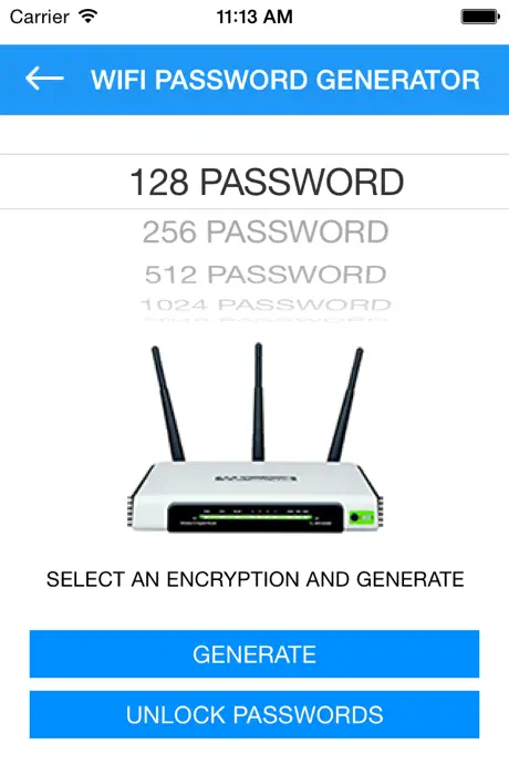WIFI senha Generator