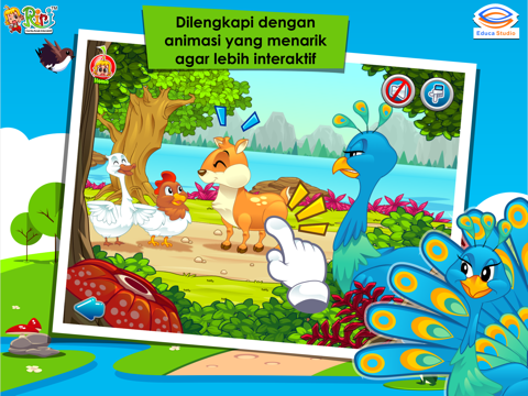 Screenshot #6 pour Kisah Kancil dan Merak - Cerita Anak Interaktif