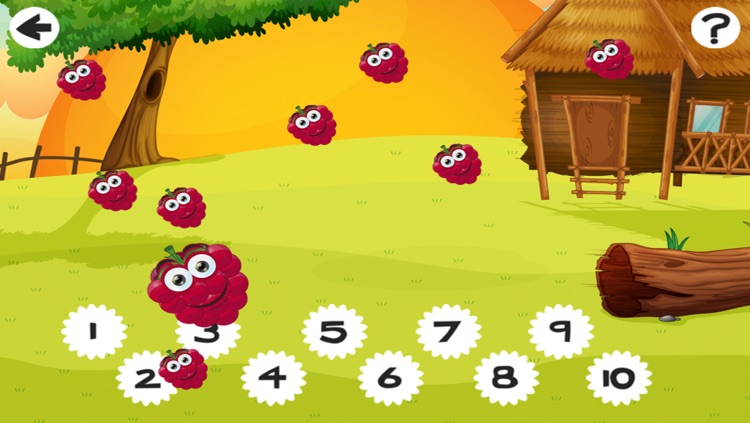 A Fruit Buddies Counting Game for Children: learn to count 1 - 10 screenshot-3