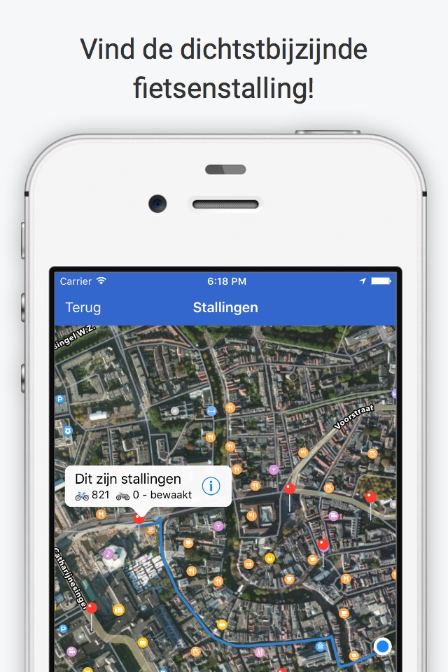 Stallingen - Vind de dichtstbijzijnde fietsenstalling