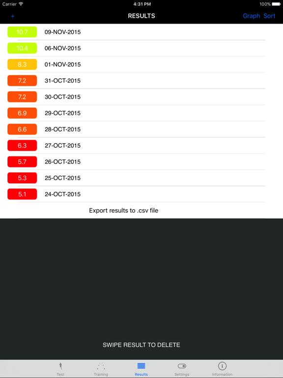 Screenshot #4 pour BEEP TEST TRAINER