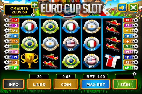 Euro Cup Slot - Jackpot screenshot 2