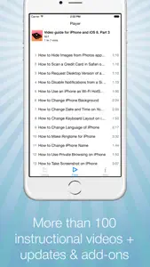 Video Guide for iPhone and iOS 8 screenshot #2 for iPhone