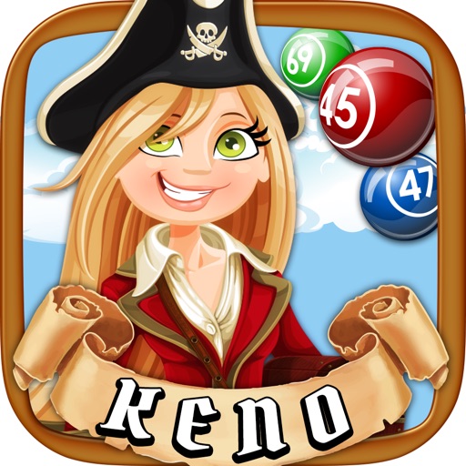 A Pirate Matey Jackpot Keno - Bet & Win Coins with the Classic Vegas Lotto Machine