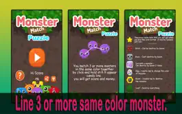 Game screenshot Little Cute Monsters Match Mania - Splash Puzzle Buster Three Matching Blaster Blitz Matchthree Combo Game mod apk