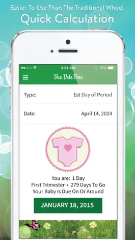 Game screenshot Due Date View - Pregnancy calculator apk