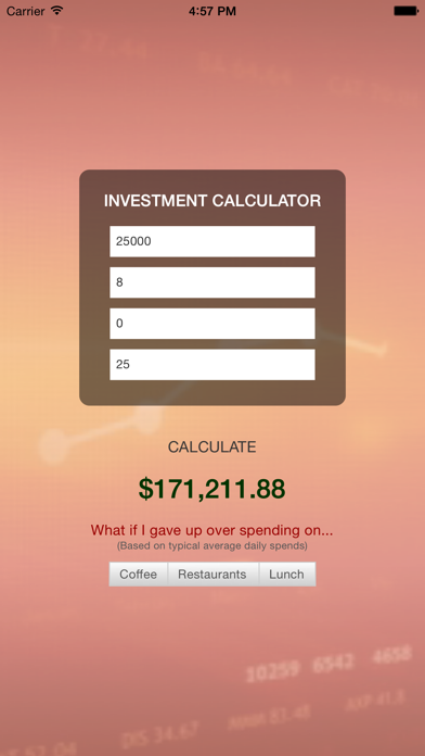 Screenshot #2 pour JMS Investment Calculator