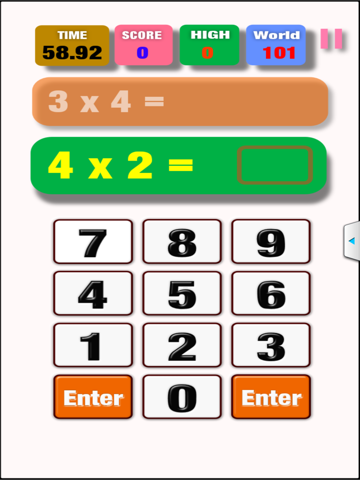 Screenshot #6 pour Speed Multiplication table