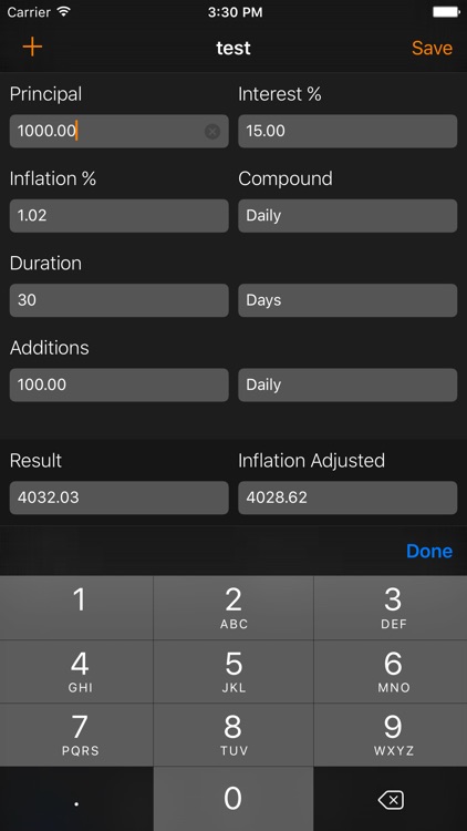 CICalculator : professional compound interest calculator