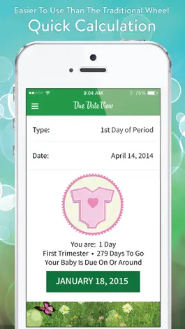 Game screenshot Due Date View - Pregnancy calculator apk