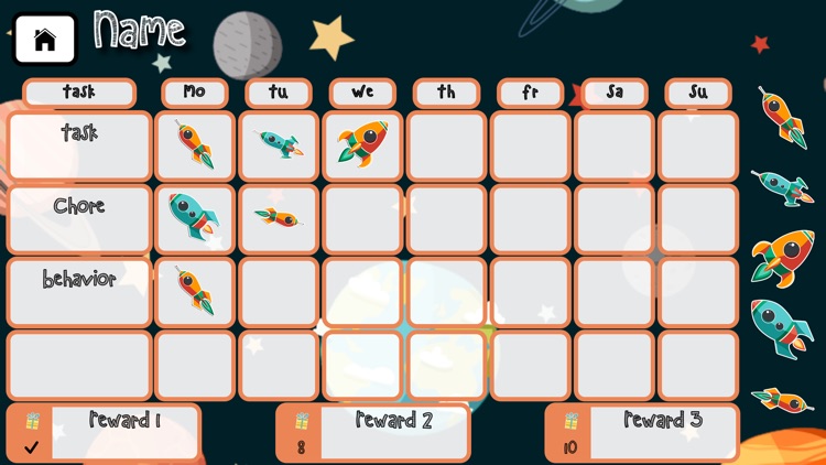 My Reward Calendar - Reward your kids for behaviors, tasks, chores and goals