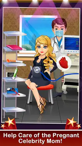 Game screenshot Celebrity Mommy's Hospital Pregnancy Adventure - new born baby doctor & spa care salon games for boys, girls & kids mod apk