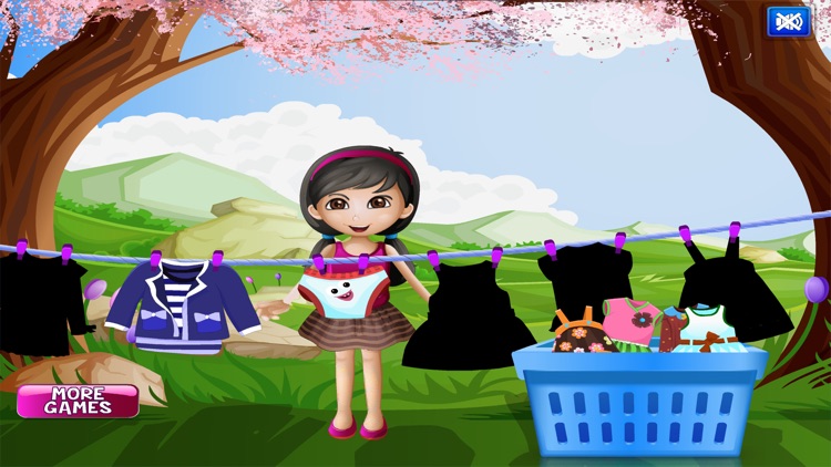 Arya Washing Clothes Kids Game screenshot-3
