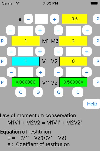 Collision Calculator screenshot 3
