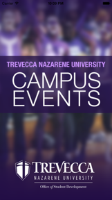 Trevecca Nazarene University Events screenshot