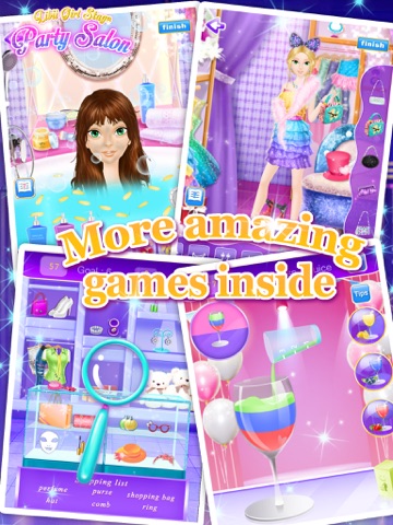 Party Salon - Girls Makeup & Dressup Gamesのおすすめ画像5