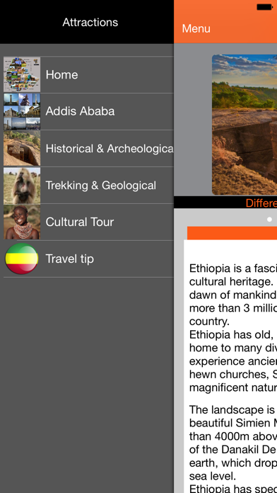 Tour Ethiopia iPhone screenshot 3 - Travel app
