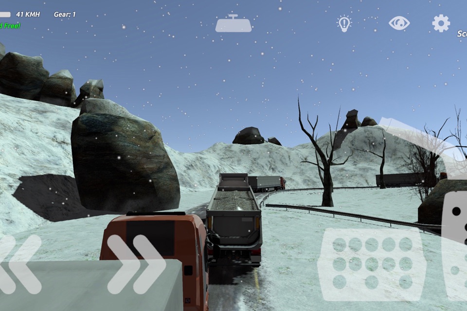 TIR Simulation & Race IV 3D : Hard winter screenshot 2