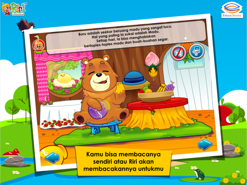 Screenshot #5 pour Beruang dan Lebah Madu - Cerita Anak Interaktif