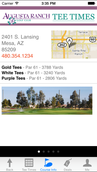 Screenshot #3 pour Play18 Golf Tee Times